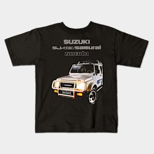 SUZUKI SJ413 SAMURAI - advert Kids T-Shirt